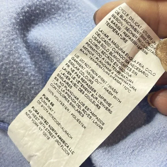 Puma Toddler Girl Matching Set Jacket And Pants Blue/Pink Tracksuit Full zip 3T - Picture 13 of 15